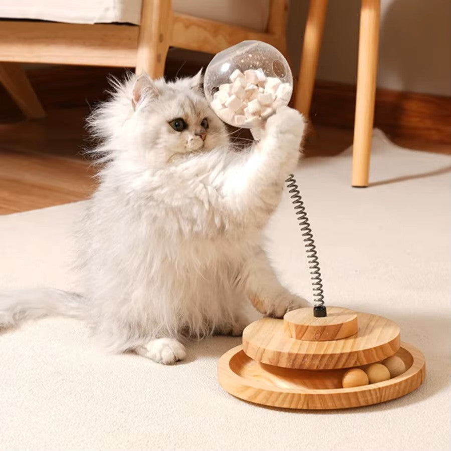 distributeur croquettes chat innovant et divertissant