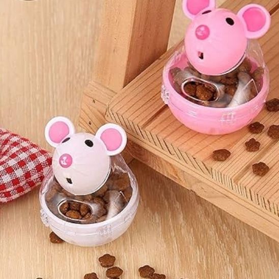 distributeur de croquettes pour chat sympathique