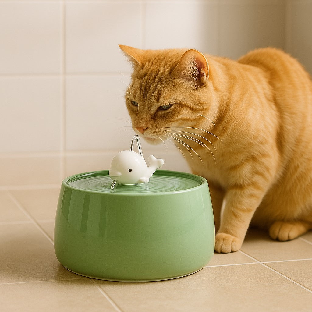 fontaine a eau chat magnifique et utile