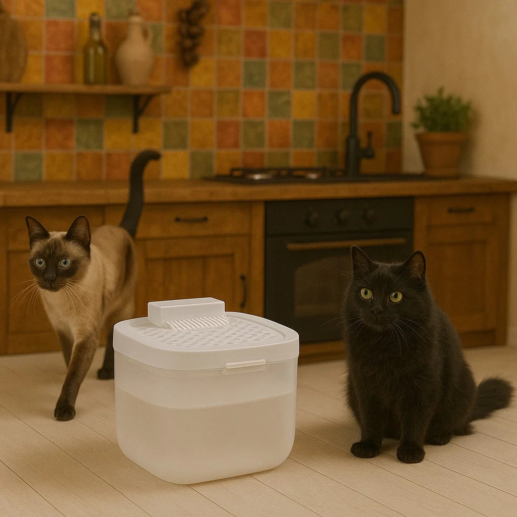Fontaine eau chat - Exquise
