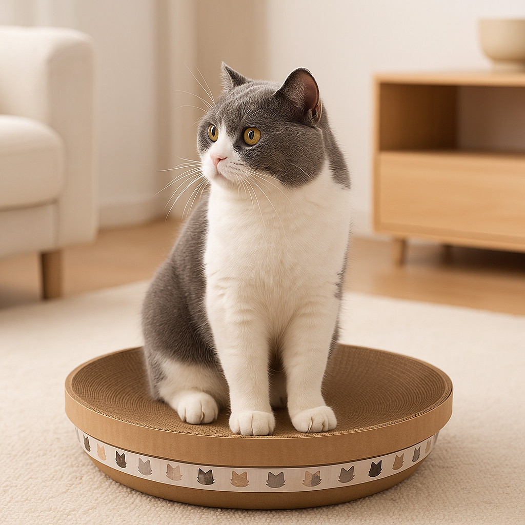 griffoir chat avec un chat mignon