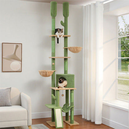 arbre a chat vert avec style et robuste