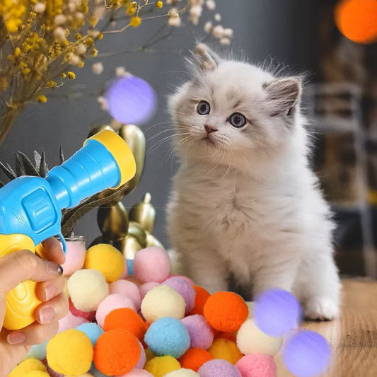 chat jouet pistolet balle