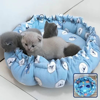 Mon Jolie Chat Coussin Rond pour Chat, 45 cm