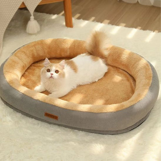 coussin chat doux chaud et unique