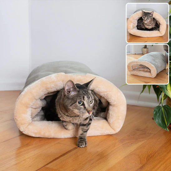 Coussin pour Chat 2-en-1 Ultra-Doux