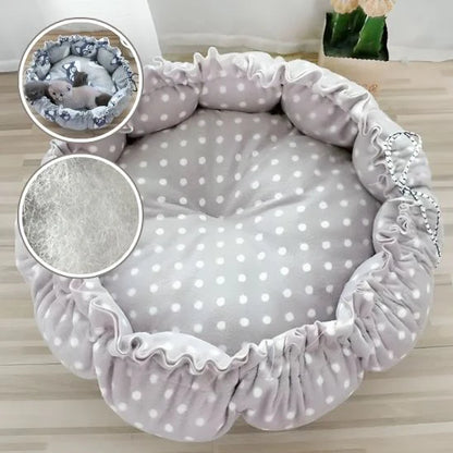 Mon Jolie Chat Coussin Rond pour Chat, 45 cm