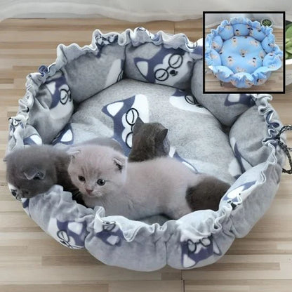 Mon Jolie Chat Coussin Rond pour Chat, 45 cm