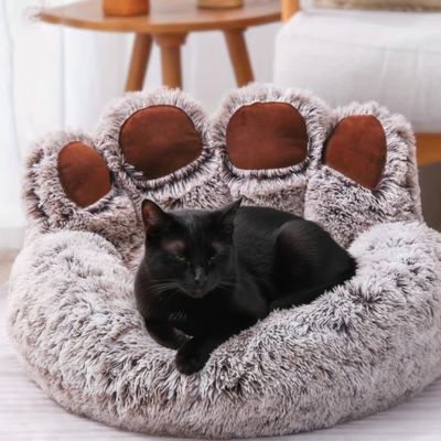 coussin pour chat avec chat noir