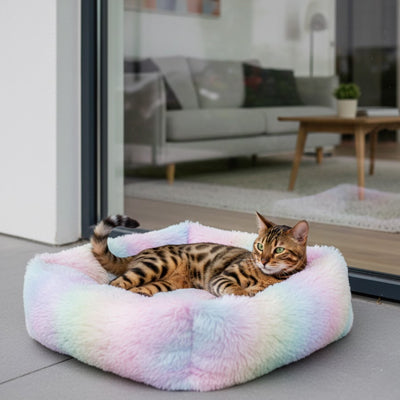 coussin pour chat douillet et confortable