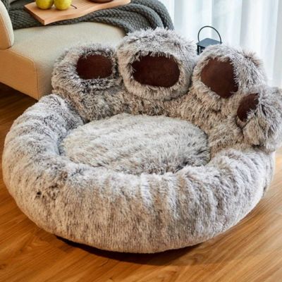 coussin pour chat patte velours