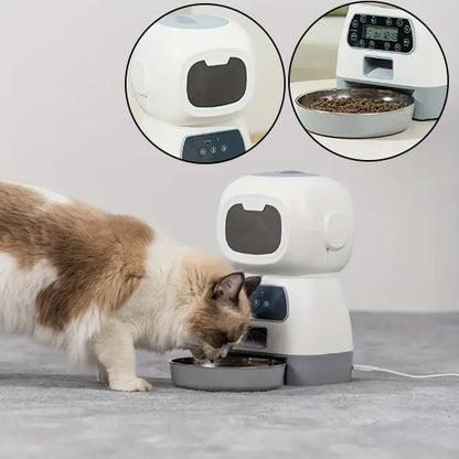 Distributeur Automatique de Croquettes Chat 4 Repas