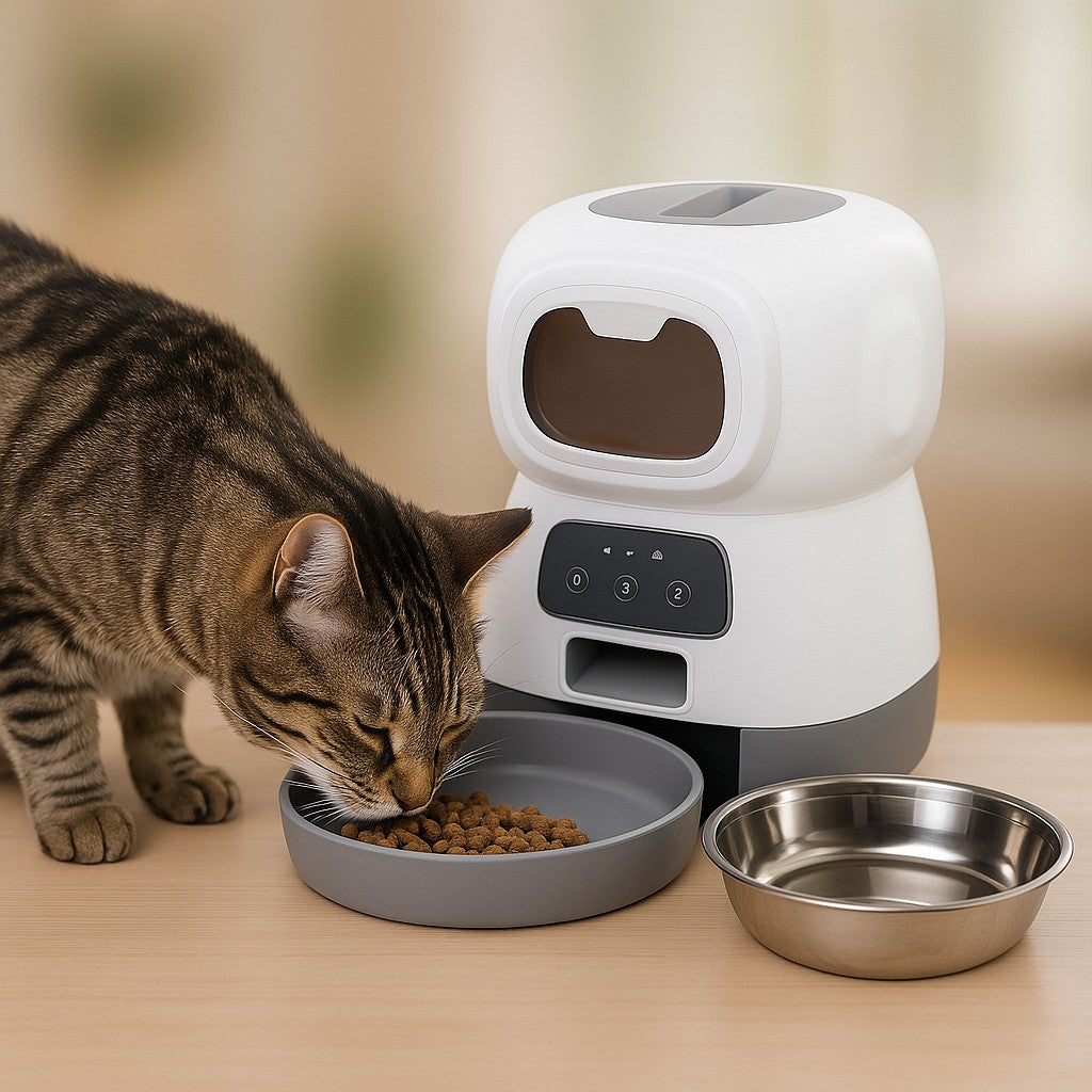 distributeur automatique croquettes chat intelligent
