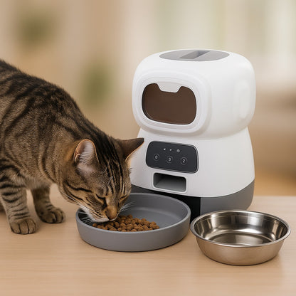 distributeur automatique croquettes chat intelligent