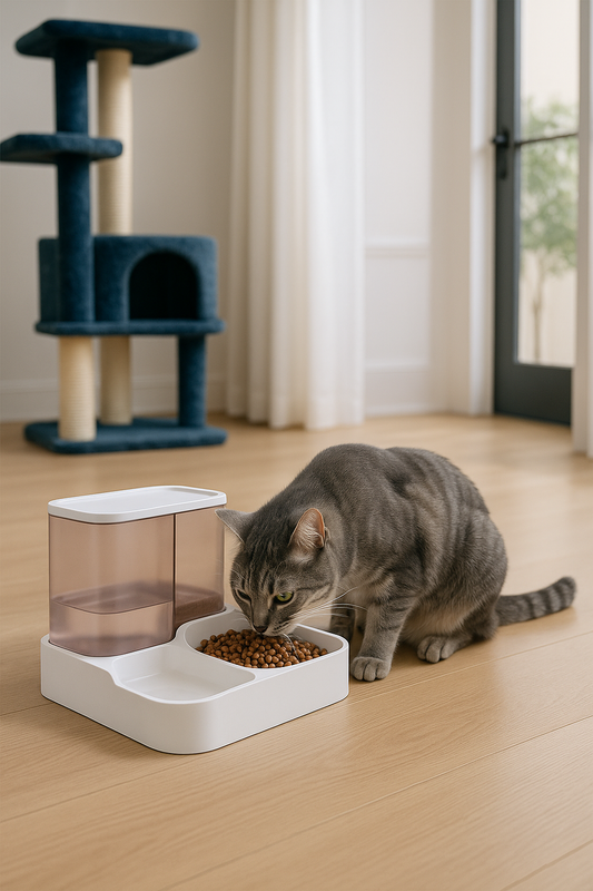 distributeur croquette chat unique