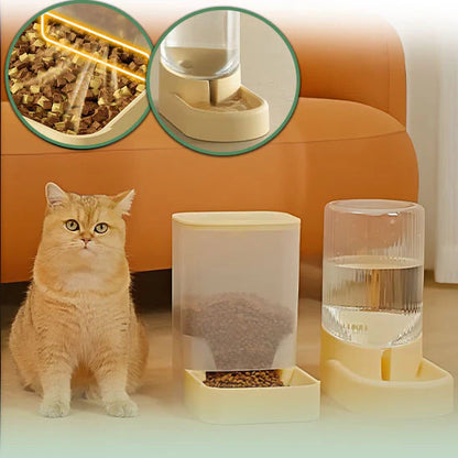 Mon Jolie Chat Distributeur d’Eau et Croquettes pour Chat