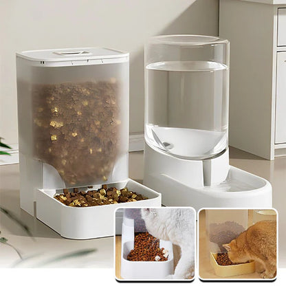 Mon Jolie Chat Distributeur d’Eau et Croquettes pour Chat