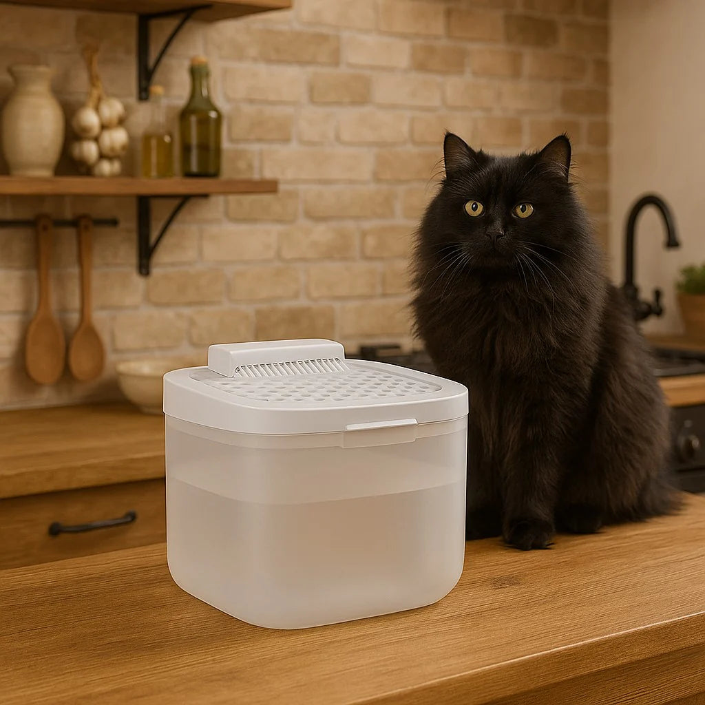 Fontaine eau chat - Exquise