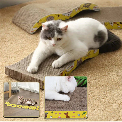 Mon Jolie Chat Griffoir Rectangulaire en Carton pour Chat