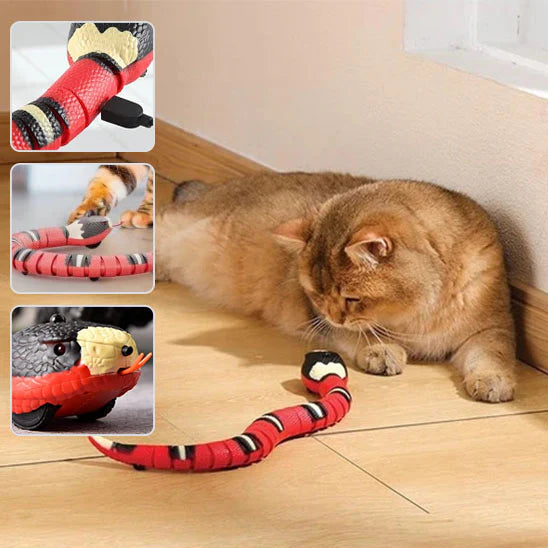 Mon Jolie Chat Jouet Serpent Interactif Rechargeable