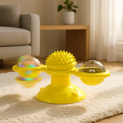 jeux pour chat jaune