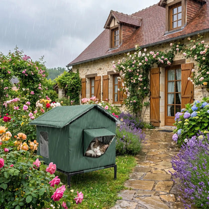 maison exterieur pour chat unique chaude