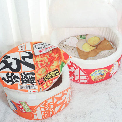 maison pour chat style japonais et de forme ronde profonde et profond
