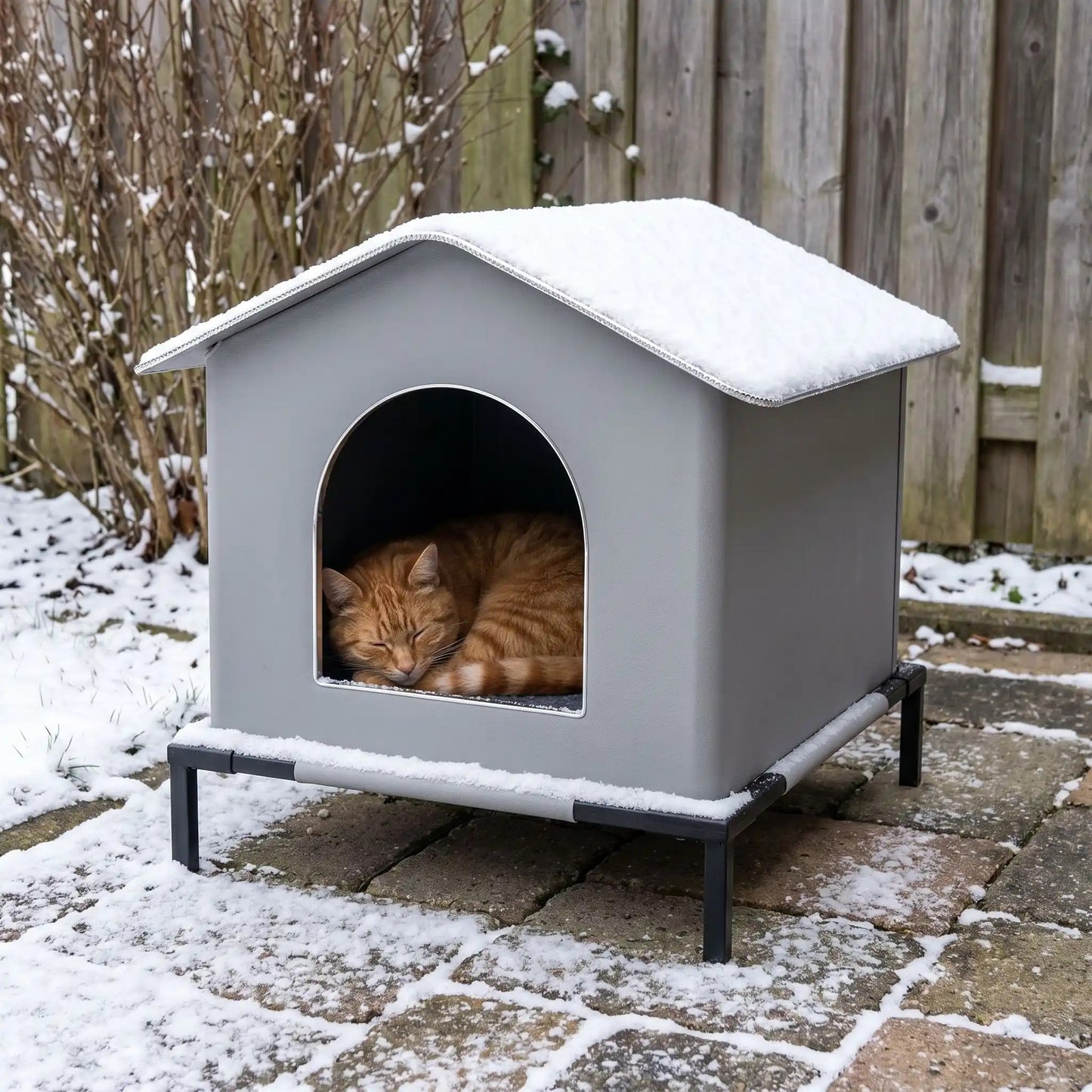 maison pour les chats confortable et chaud
