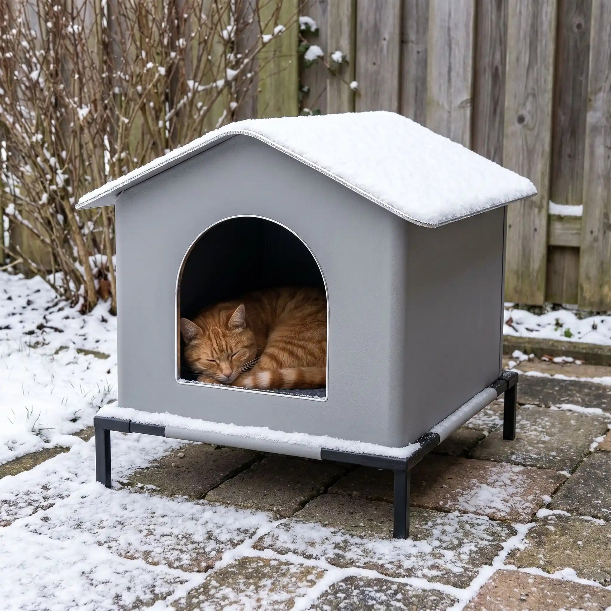 maison pour les chats confortable et chaud