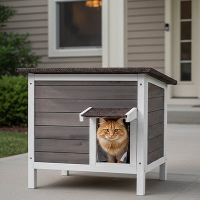 niche exterieur pour chat confort et unique