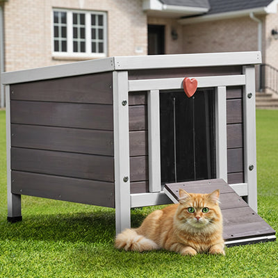 niche exterieur pour chat saisonier