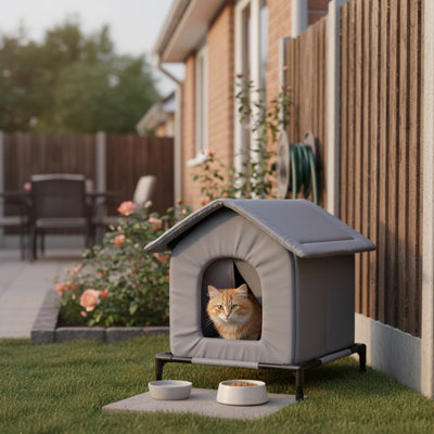 niche pour chat exterieur solide et chaud