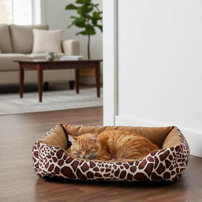panier pour chat chaud avec motif