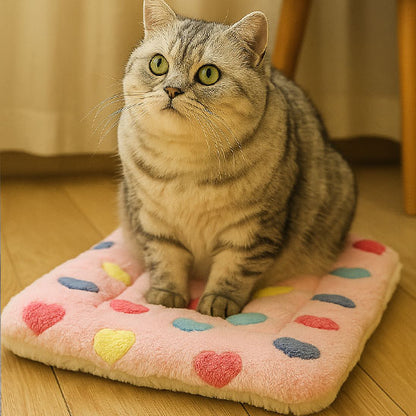 tapis chat douillet confortable